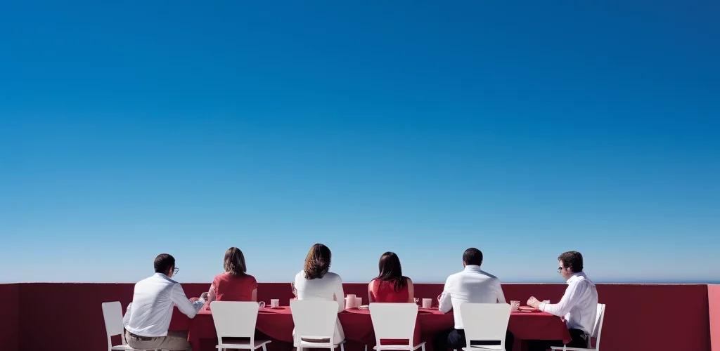 Un groupe de personnes assistes autour d'une table pour illustrer les ateliers collectifs organisés par Strategic Design